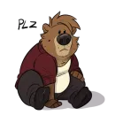 Стикер Dead Bear