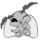 Стикер Мёртвый шёлк