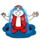 Стикер Дед Мороз Ох ох