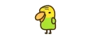 Стикер Deformed Parrot