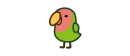 Стикер Deformed Parrot