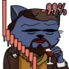 Стикер Degen Cats