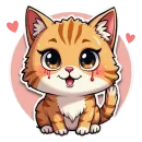 Стикер Desert cats