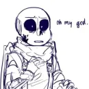 Стикер Sans Last