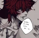 Стикер Diluc and Lumin