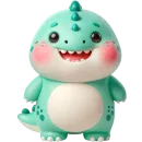 Стикер Милый Дино