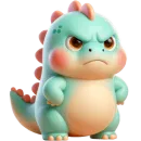 Стикер Милый Дино