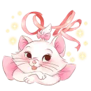 Стикер Disney's Marie Girly