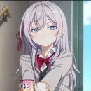 Стикер Tokidoki Bosotto Russia go de Dereru Tonari no Alya san