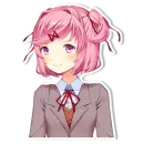 Стикер DDLC Natsuki