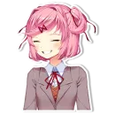 Стикер DDLC Natsuki