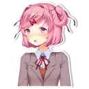 Стикер DDLC Natsuki