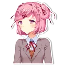 Стикер DDLC Natsuki