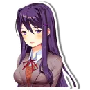 Стикер DDLC Yuri