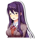 Стикер DDLC Yuri