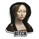 Стикер Dont Look at me