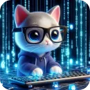 Стикер Эмильчик кошка