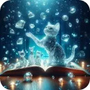 Стикер Эмильчик кошка