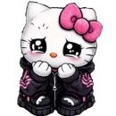 Стикер EMO KITTY