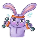 Стикер Easter Rabbit Toy