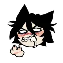 Стикер Edgy catboy