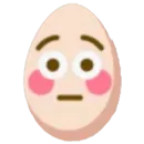 Стикер яйцо