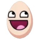 Стикер яйцо