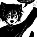Стикер Magic 8 Ball Cat