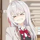 Стикер Аля иногда кокетничает