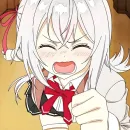 Стикер Аля иногда кокетничает