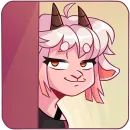 Стикер Эйко без надписей