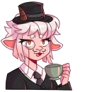 Стикер Эйко без надписей