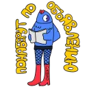 Стикер Эквио