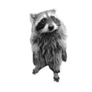 Стикер Raccoon