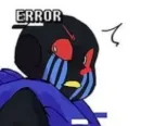 Стикер Error sans / undertale