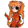 Стикер Evangelion [by roritozokaru]