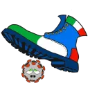 Стикер Злая Коронавирусная бактерия