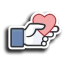 Стикер Facebook Likes