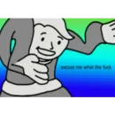 Стикер Fallout Vault Boy
