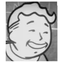 Стикер Fallout Vault Boy