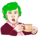 Стикер Модный Шерлок