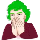 Стикер Модный Шерлок