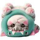 Стикер Дино котики