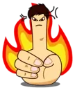 Стикер Fingers