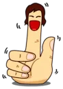 Стикер Fingers