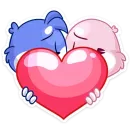 Стикер Фин и Фенечка