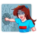 Стикер Фласка и Скретч