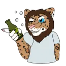 Стикер Floyd the Leopon