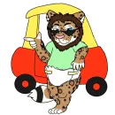 Стикер Floyd the Leopon
