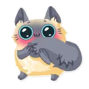 Стикер Cute fluffy Simi